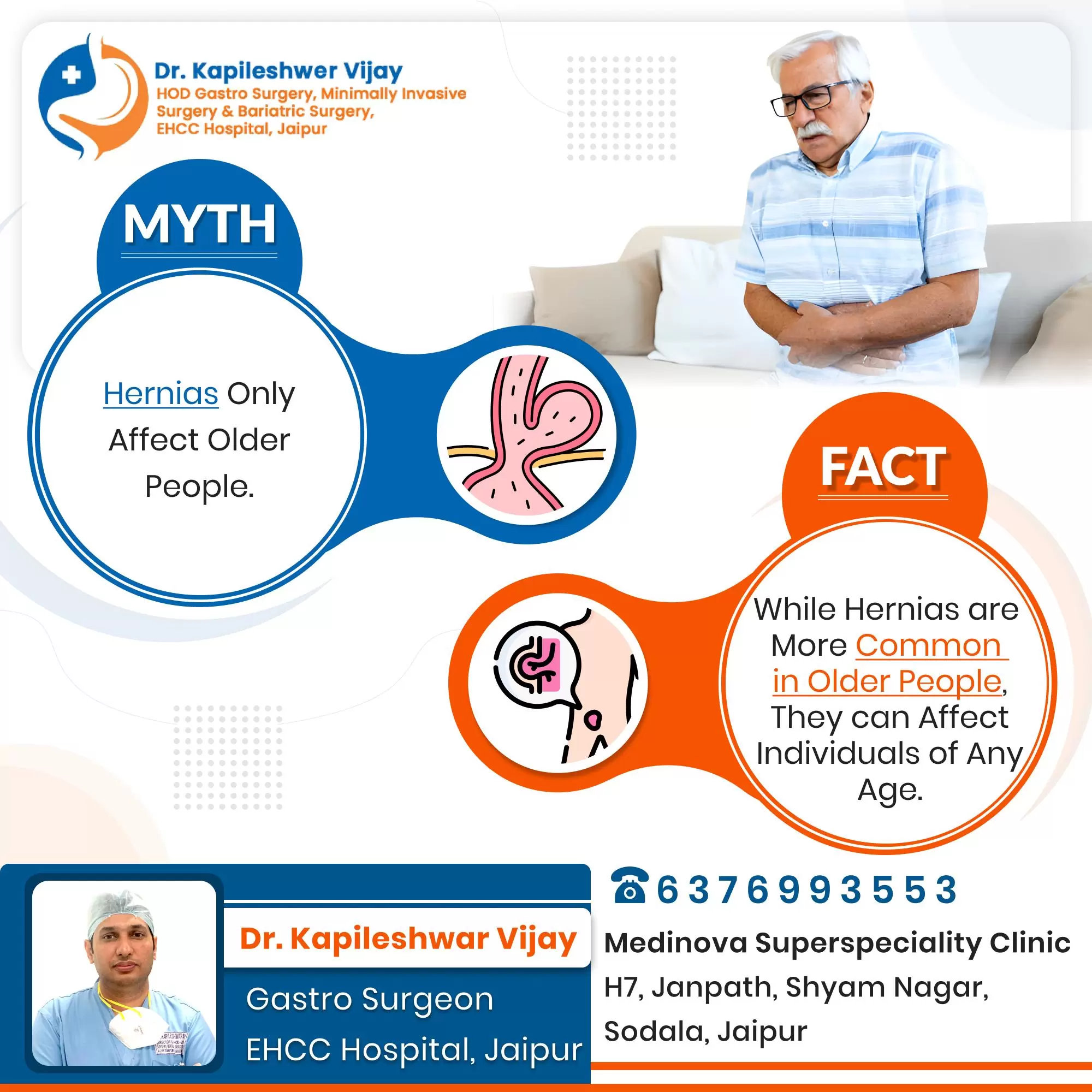 Unmasking the myth that hernias only target older generations