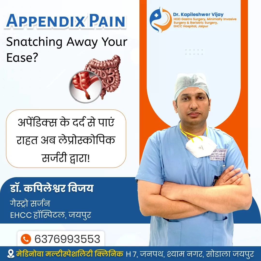 Appendix Pain snatching away your ease?
